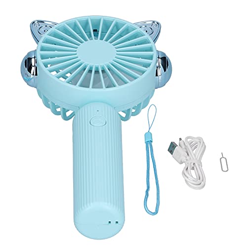 Phefop Handheld USB Wiederaufladbarer Mini -Fan mit Katzenohrdesign, Leistungsstarker Tragbarer Lüfter für Büroklassenzimmer -Schlafzimmerbibliothek, Pink Phefop Handheld USB Wiederaufladbarer Mini -Fan mit Katzenohrdesign, Leistungsstarker Tragbarer Lüfter für Büroklassenzimmer -Schlafzimmerbibliothek, Pink von Phefop