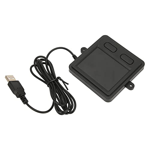 Phefop Hochempfindliches Kabelgebundenes USB-Touchpad mit 2 Tasten für das Heimbüro, Multifunktionale Tragbare Maus mit Trackpad in Schwarz Phefop Hochempfindliches Kabelgebundenes USB-Touchpad mit 2 Tasten für das Heimbüro, Multifunktionale Tragbare Maus mit Trackpad in Schwarz von Phefop