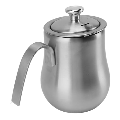 Phefop Kaffeekanne Edelstahl -Moka -Topf, Handgebraute Extraktion, Haushaltsgeräte Kaffeemaschine für Authentische Italienische Kaffee, Multifunktionaler Gebrauch für das Brauen von Tee von Phefop