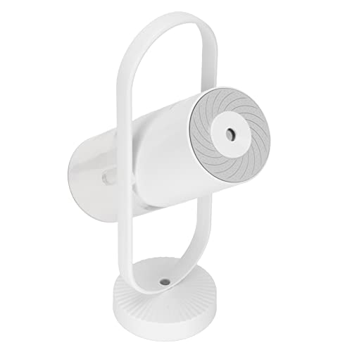 Phefop Kleiner Cooler Nebel 360 ° Drehbefeuchter 2 Sprühmodus - Praktischer Desktop -Luftbefeuchter für Schlafzimmer Büroreisen, Farbenfrohe Nachtlicht (WHITE) von Phefop