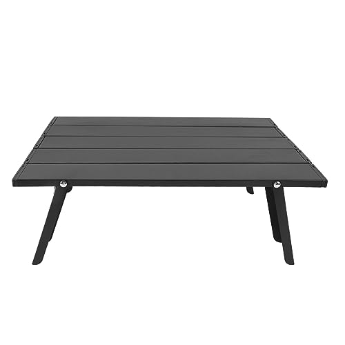 Phefop Kompakter Mini -Strandtisch Starker Aluminium Ultraleichter Klapptisch Stabiler Mini -Camping Tisch für Outdoor Aktivitäten von Phefop