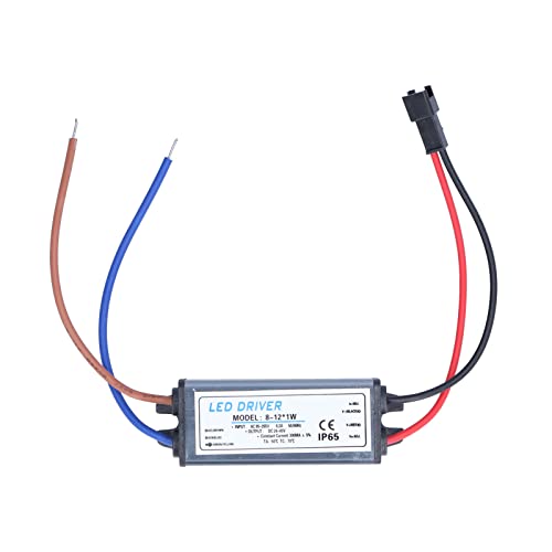 Phefop LED Light Triver, Proof Water und Sturdy, Kleine Größe, Sicherer Transformatoradapter für LED -Leuchten mit Niedriger Spannung und Haushaltslampen. Kompatibel mit 8-12 1W von Phefop