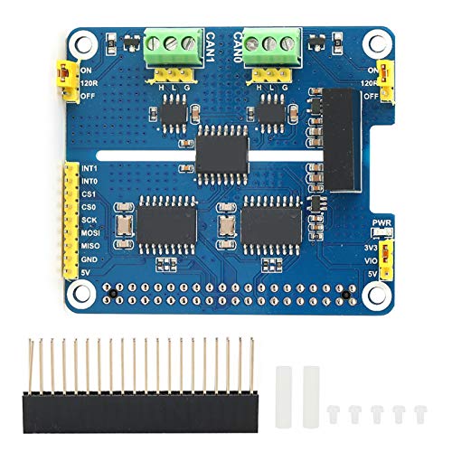 Phefop MCP2515 CAN-Board-Erweiterungskarte, Stabile Pegelumschaltung, STM32-Empfänger 3,3 V/5 V, mit RPI-Bolzenbeutel, Kompatibel mit Empfänger-Controller Phefop MCP2515 CAN-Board-Erweiterungskarte, Stabile Pegelumschaltung, STM32-Empfänger 3,3 V/5 V, mit RPI-Bolzenbeutel, Kompatibel mit Empfänger-Controller von Phefop