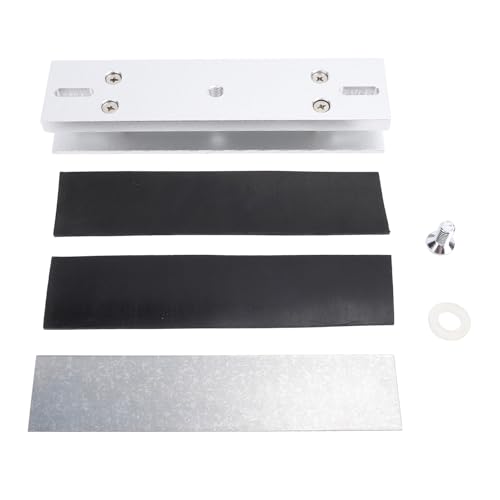 Phefop Magnetschloss U -Formklammer, Aluminiumlegierung Hochgewichts -Kapazität U -Klammer für Rahmenlose Glasentür, Praktisches Accessoire von Phefop