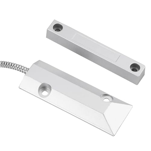 Phefop Metall Garage Alarmsensor, 50 -mm -Kabel -Tür -Magnetsensorschalter Set Garagentor Magnetische Kontakte für Home Shop Roller Verschluss Phefop Metall Garage Alarmsensor, 50 -mm -Kabel -Tür -Magnetsensorschalter Set Garagentor Magnetische Kontakte für Home Shop Roller Verschluss von Phefop