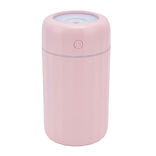 Phefop Mini 260ml 2 Level USB Multi -Funktion Car Diffusor -Luftbefeuchter für Trocken (PINK) von Phefop