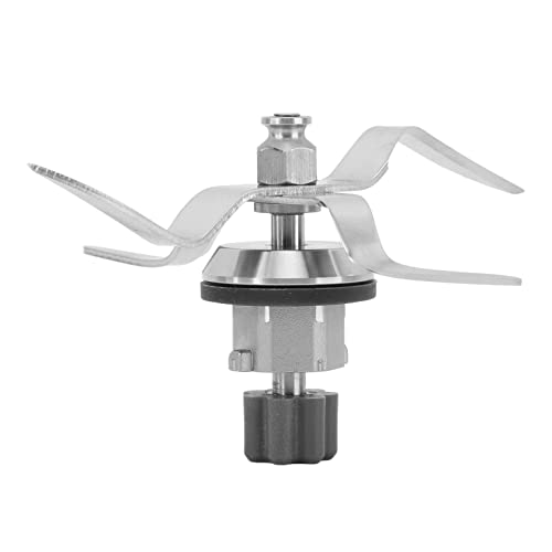 Phefop Mixerblätter, 7 Zähne Edelstahl -Mixerkopf mit 4 Blattschneider -Lebensmittel -Mixer -Kopf -Ersatzzubehör für SKMK1100A1 SKMK1200C3 SKMK1200D4 SKMK1200E5 von Phefop