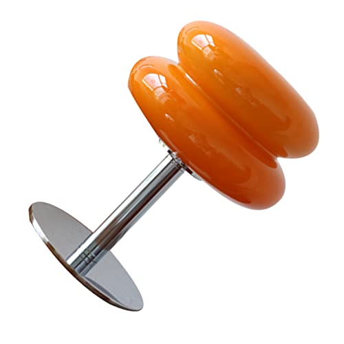 Phefop Niedliche Kristall-Tischlampe in Kuchenform, weiches Licht mit geringem Verbrauch und einfacher Bedienung für Nachttischlampe im Schlafzimmer (ORANGE) von Phefop