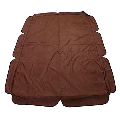 Phefop Proof Water Swing Baldachin Ersatz, 600d Oxford Stoff Outdoor Garten Top Deckung, Schnee und Ultra -Violettschutz, Proof Water Swing Banach, Ersetzen Sie die Alte Swing (Kaffee) von Phefop