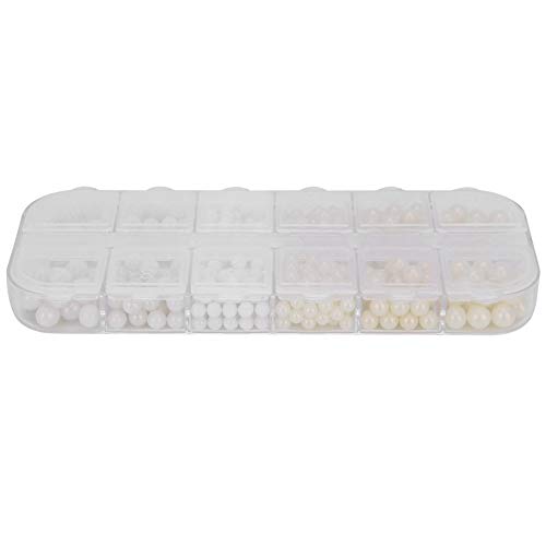 Phefop Runde Form Faux Pearl Perlen Helle Farbe Schmuck DIY Accessoire für Anfänger Abs Material Box 320pcs für Einzigartige Bastelkleidung Taschen Schuhe Haarzubehör Nägel Nägel (Box 4 (320 Stücke)) Phefop Runde Form Faux Pearl Perlen Helle Farbe Schmuck DIY Accessoire für Anfänger Abs Material Box 320pcs für Einzigartige Bastelkleidung Taschen Schuhe Haarzubehör Nägel Nägel (Box 4 (320 Stücke)) von Phefop