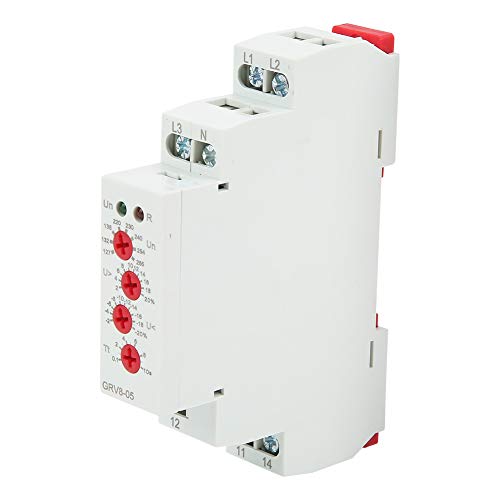 Phefop Schutzrelais für die 3-Phasen-Spannungsüberwachung mit Phasenreihenfolge und Phasenfehlerschutz, GRV8-05 M265 Phefop Schutzrelais für die 3-Phasen-Spannungsüberwachung mit Phasenreihenfolge und Phasenfehlerschutz, GRV8-05 M265 von Phefop