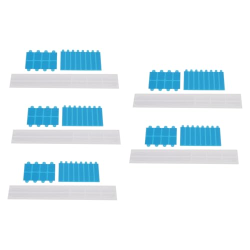 Phefop Sichtschutz-Ersatzset, Kunststoffstreifen Im Schlanken Design, Laschen für Computer- und Laptop-Monitore, Transparentes Material Phefop Sichtschutz-Ersatzset, Kunststoffstreifen Im Schlanken Design, Laschen für Computer- und Laptop-Monitore, Transparentes Material von Phefop