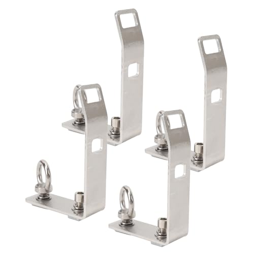 Phefop Slot Crossbar, 4pcs Edelstahlhalterhalter Kajak Robuster Laststopp Phefop Slot Crossbar, 4pcs Edelstahlhalterhalter Kajak Robuster Laststopp von Phefop