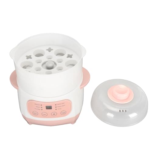 Phefop Smart Soup Cooker Pot Slow Cooker Keramik -Suppe Pot 1L 200W Intelligent Verhindern, Dass Ein Trockenes Brennen mit 24 -Stunden -Timer Abnehmbares Design für Suppe Eintopf Pasta (220V) von Phefop