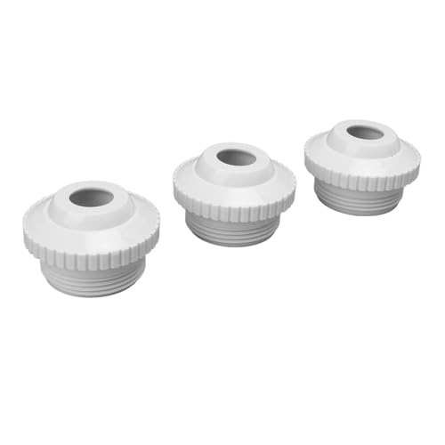Phefop Starkes PVC -Material 1,5 -Zoll weiblicher Fadenverstellbares Augapfel Einlassstrahl für Badewannenschwimmbäder mit Ventil 3pcs von Phefop