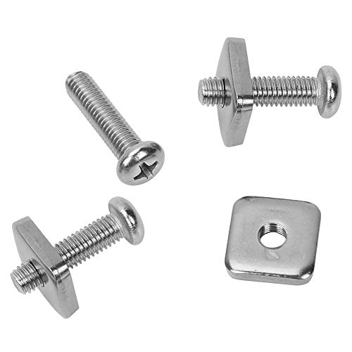 Phefop Surfschrauben mit Langbrettflossen Sind mit Tellern Nicht Giftig und Werden Einfach für Paddel -Paddelplatten Festgezogen (M5*19mm) von Phefop