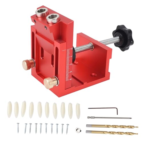 Phefop Taschenlochbohren, Maske mit intuitivem Design, komplett mit notwendigem Zubehör für Anfänger von Phefop