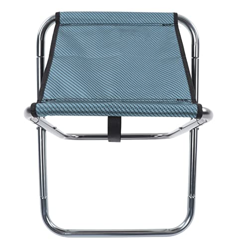 Phefop Tragbarer Campinghocker Compact Aluminium Legierung Klapphocker für Erwachsene mit Unterer Taschendesign für Camping und Fischen Im Freien (Wunderschönes Blau) von Phefop