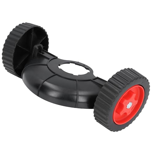 Phefop Trimmer -Stützrad, Einstellbare Höhe Plastik Gras Trimmer Hilfrad mit Abdeckung für Garten Landschaft Unkraut Gemüsegarten Restoration von Phefop