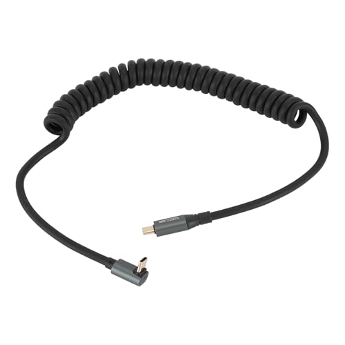 Phefop Typ C zu Typ C Kabel PD100W 20 Gbit/S 20v5a 8K 60 Hz Sound Video Kabel Thunderbolt 3 Tablet Laptop Mobiltelefon PD -Stuhl Tragbare Nautikable Tragbar (C männlich zu C Männlicher 3D -Ellbogen) von Phefop
