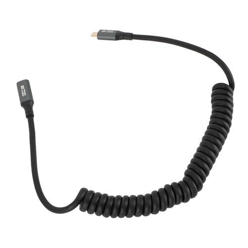 Phefop Typ C zu Typ C Kabel PD100W 20 Gbit/S 20v5a 8K 60 Hz Sound Video Kabel Thunderbolt 3 Tablet Laptop Mobiltelefon PD -Stuhl Tragbare Nautikable Tragbar (C männlich zu c weiblich gerade) von Phefop