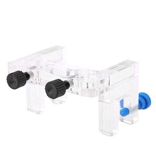 Phefop mit 4 Schrauben Aquarium-Röhrenhalter, Aquarium-Sondenhalter, Kratzfestes Glas für Aquarium-Angeln von Phefop