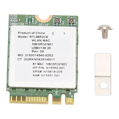 RTL8852CE Schnurlose Karte, Triple Band 5374 Mbit/s NGFF BT5.3 Low Delay, Kabellose Netzwerkkarte für Computernetzwerke mit BT-Geräten RTL8852CE Schnurlose Karte, Triple Band 5374 Mbit/s NGFF BT5.3 Low Delay, Kabellose Netzwerkkarte für Computernetzwerke mit BT-Geräten von Phefop