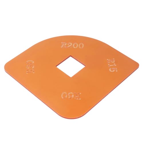 Schablonen-Frässchablone, R15 R30 R60 R200 Radius-Schablonenschablone für Schrank-Schrank-Schneide-Holzbearbeitungsprojekte von Phefop