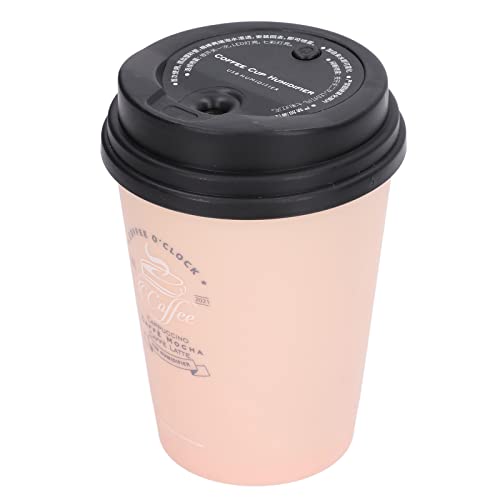 USB-Luftbefeuchter, 300 ml, für Auto nach außen, Silent Mini Desktop Cup Desktop Humidifier für den Ausflug nach Hause mit Ideal (PINK) von Phefop