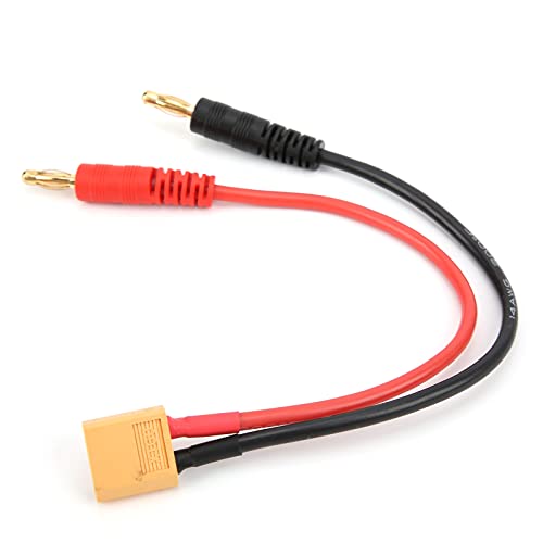 XT60 4,0 mm hochwertiges Ladekabel für Bananenstecker für Lipo-Akku-Ladegerät, flexibel und langlebig, für RC-Modelle XT60 4,0 mm hochwertiges Ladekabel für Bananenstecker für Lipo-Akku-Ladegerät, flexibel und langlebig, für RC-Modelle von Phefop