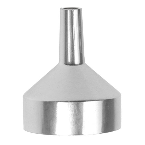 Phenovo Metall Mini Metall Parfümtrichter, Kleiner Trichter zum umfüllen - Silber von Phenovo
