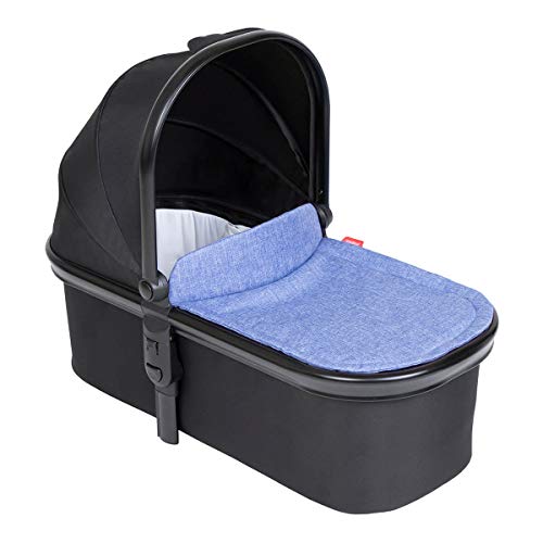 Phil&teds snug™ Babywanne (Carrycot) passt für Kinderwägen Dot, Sport, Dash, Voyager V6 2019+ mit Abdeckung in der Farbe sky von Phil & Teds