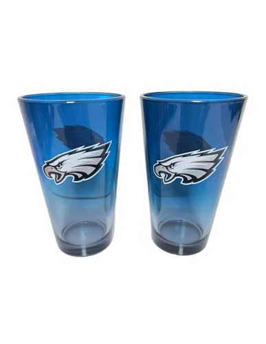 Philadelphia Eagles NFL Pint Gläser Glas Set 2er-Set 475 ml von Philadelphia Eagles