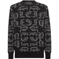 PHILIPP PLEIN Rundhalspullover "Gothic Plein" PHILIPP PLEIN Rundhalspullover "Gothic Plein" von Philipp Plein