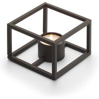 Philippi - Cubo Teelichthalter für 1 Teelicht, 10 x 10 cm, schwarz von Philippi