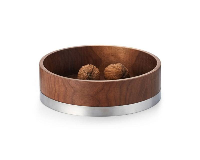 Philippi Design Dekoschale Julie Dekoschale aus Wallnuss Holz, Ø: 15 cm, H: 4 cm von Philippi Design