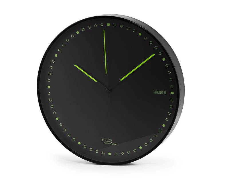 Philippi Design Funkwanduhr Philippi NIGHTWATCH Designer Wanduhr, Funkuhr, fluoreszierend von Philippi Design