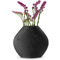 Philippi - Outback Vase L, schwarz von Philippi