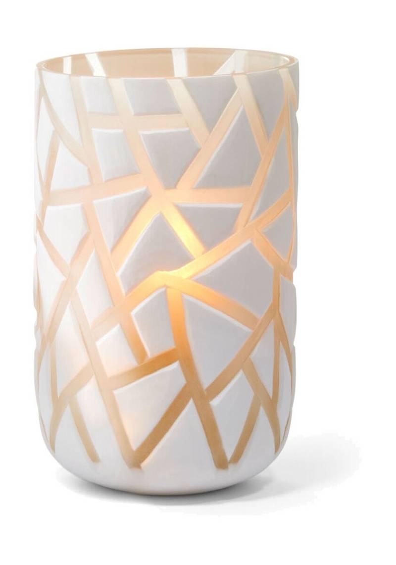 Windlicht/Vase 30 cm VAL weiß von Philippi