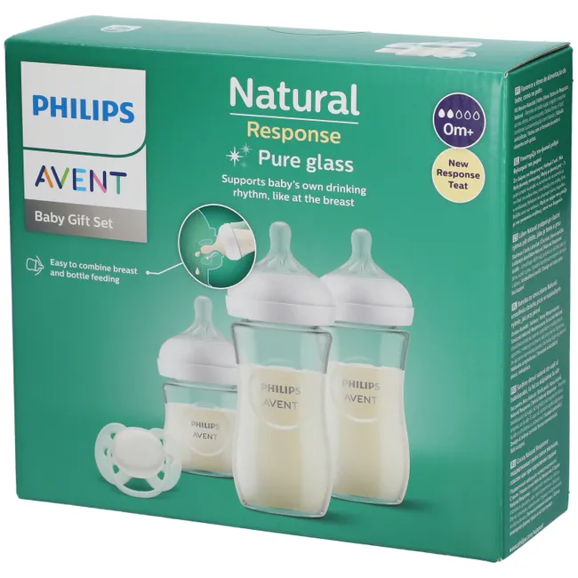 B-Ware Philips Avent Flaschen Starter Set Set Glas Babyflasche Natural Response von Philips Avent