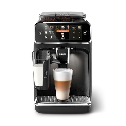 PHILIPS EP5441/50 Series 5400 Kaffeevollautomat, LatteGo Milchsystem & Wessper Wasserfilter Kartuschen Aquaclean, Filterpatrone für Kaffeevollautomat mit Aktivkohle von Philips Domestic Appliances