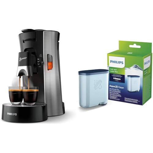 PHILIPS Senseo Select Kaffeepadmaschine - mit Crema Technologie & Wasserfilter für Espressomaschine, Kein Entkalken bis 5000 Tassen, Doppelpack von Philips Domestic Appliances