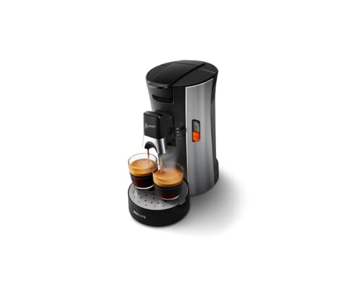 Philips CSA250/11 Kaffeepadmaschine Senseo Select Eco, Intensity Plus, Crema Plus, Memo-Funktion, gebürsteter Stahl Philips CSA250/11 Kaffeepadmaschine Senseo Select Eco, Intensity Plus, Crema Plus, Memo-Funktion, gebürsteter Stahl von Philips Domestic Appliances