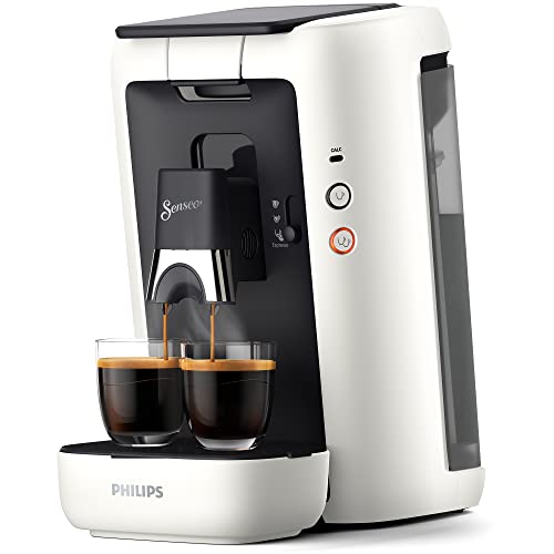 Philips Domestic Appliances Senseo Maestro Kaffeepadmaschine mit Kaffeestärkewahl und Memo-Funktion, 1,2 Liter Wasserbehälter, Farbe: Weiß (CSA260/10) von Philips Domestic Appliances