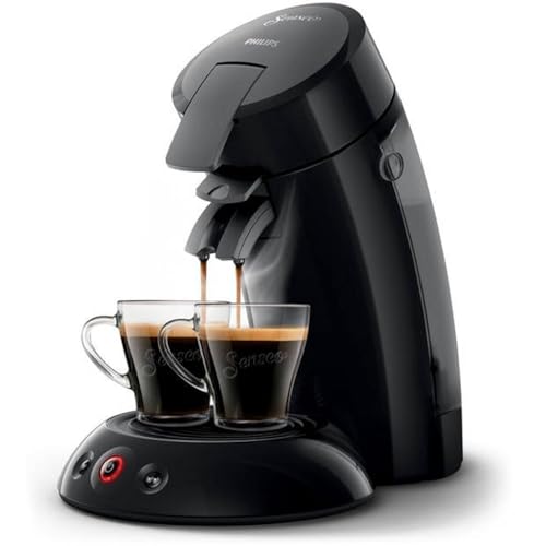 Philips Senseo Original Kaffeepadmaschine mit Crema Plus, 1450 W, 0.7 Liter, 21.3 x 31.5 x 33 cm, Schwarz (HD6553/67) von Philips Domestic Appliances