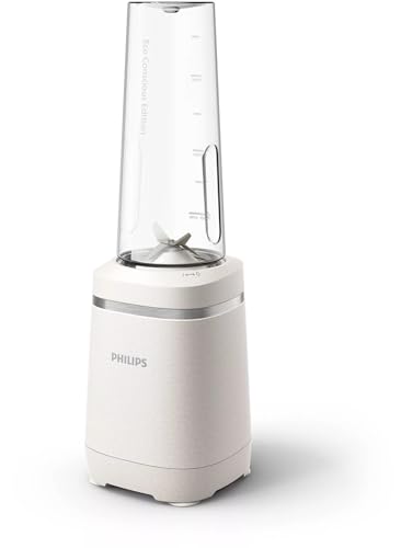 Philips Standmixer – Eco Conscious Edition, 350 Watt, ProBlend-Technologie, Tritan Renew™ Becher, BPA-frei, seidenweiß-matt (HR2500/00) von Philips Domestic Appliances