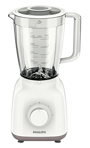 Philips HR2105/00 Standmixer 1,5 L Glasbehälter, 400 W, ProBlend 4 Technologie, weiß von Philips Domestic Appliances