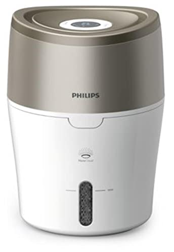 Philips Domestic Appliances Luftbefeuchter mit hygienischer NanoCloud-Technologie, HU4803/01 (Raumgröße bis zu 25m²), Metallisch, Weiß von Philips Domestic Appliances