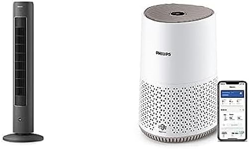 Philips Luftreiniger 600i AC0650/10 + Philips Oszillierender Turmventilator CX5535/11 von Philips Domestic Appliances