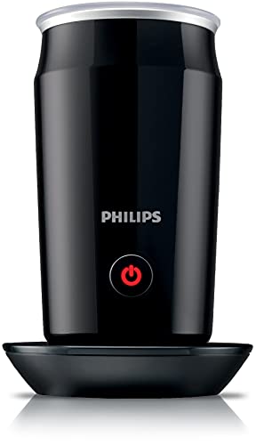 Philips Milk Twister Milchaufschäumer mit heißem und kaltem Schaum, Schwarz von Philips Domestic Appliances